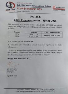 Class Commencement Spring 2026